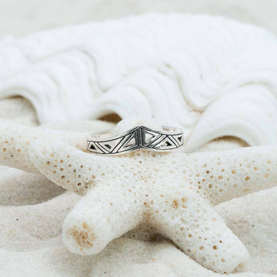 Sterling Silver Warrior Toe Ring