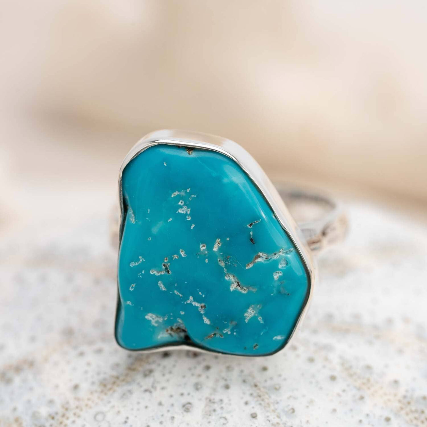 Turquoise Blue Ring Style 44