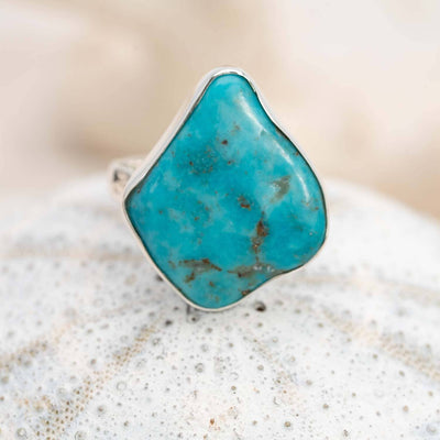 Turquoise Blue Ring Style 55