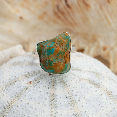 Turquoise Raw Ring Style 10